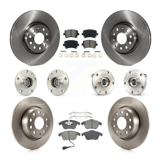 [Avant + Arrière] Kit d'ensemble roulement de roue et moyeu pour Volkswagen Tiguan Audi Q3 KBB-109576