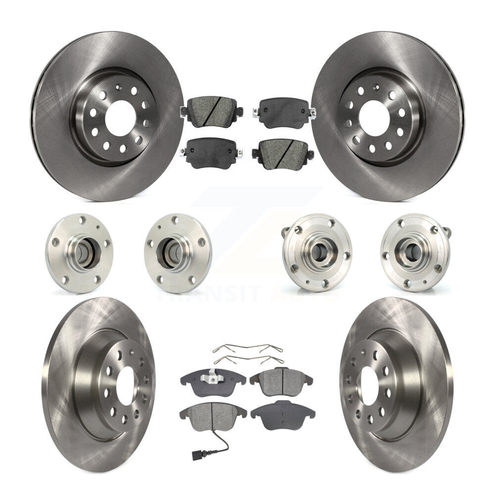 [Avant + Arrière] Kit d'ensemble roulement de roue et moyeu pour 2016-2018 Audi Q3 KBB-109579