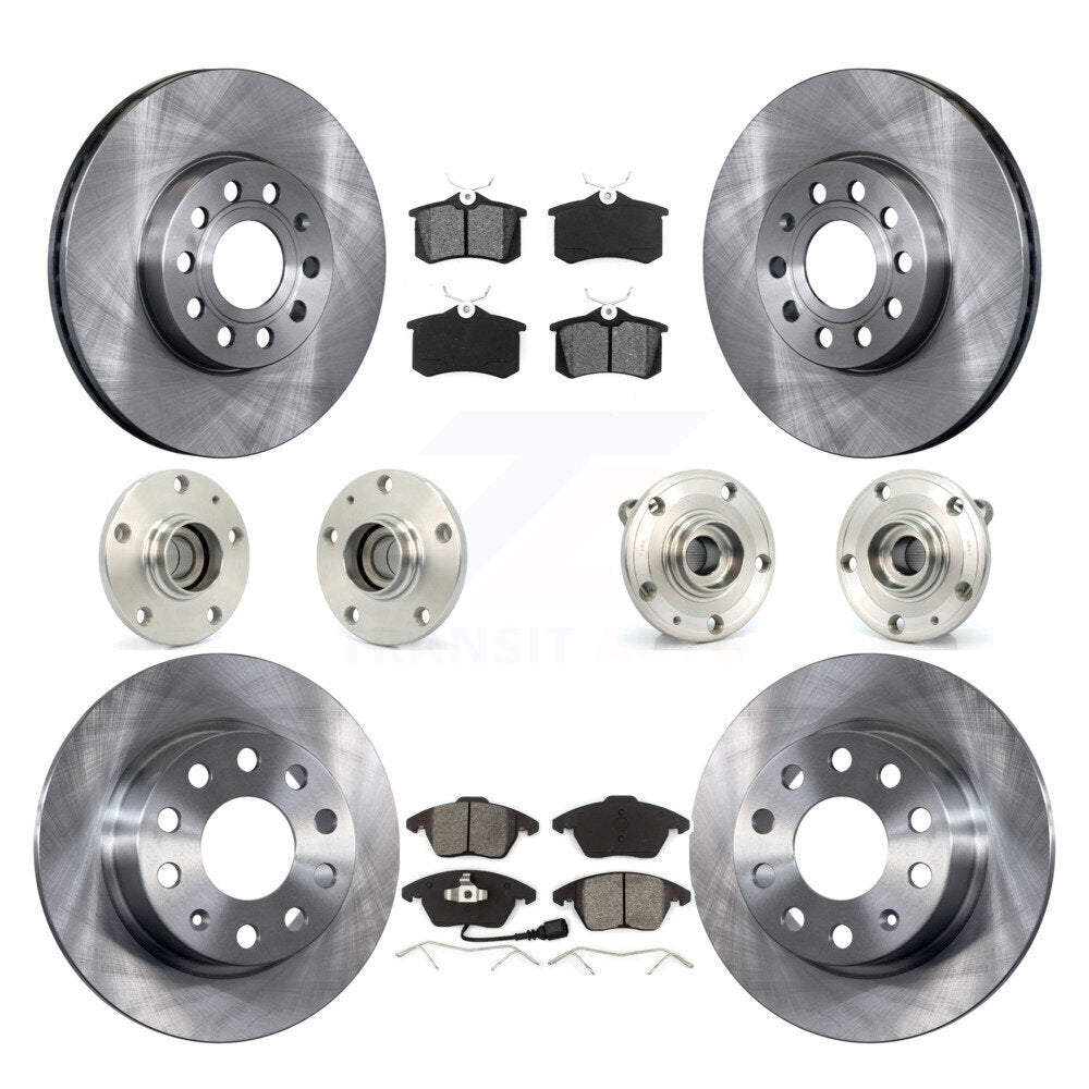 [Avant + Arrière] Kit d'ensemble roulement de roue et moyeu pour Volkswagen Jetta Beetle KBB-109581
