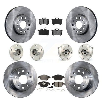 [Avant + Arrière] Kit d'ensemble roulement de roue et moyeu pour Volkswagen Jetta Beetle KBB-109581