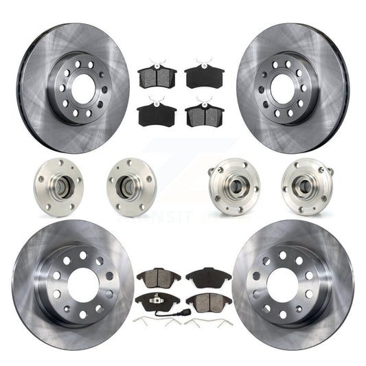 [Avant + Arrière] Kit d'ensemble roulement de roue et moyeu pour Volkswagen Jetta Beetle KBB-109581