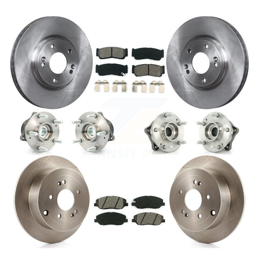 [Avant + Arrière] Kit d'ensemble roulement de roue et moyeu pour 2007-2009 Hyundai Santa Fe FWD KBB-109586