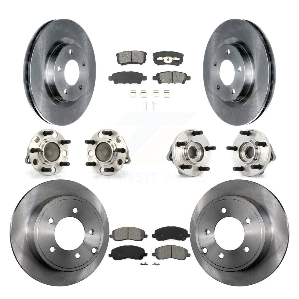 [Avant + Arrière] Kit d'ensemble roulement de roue et moyeu pour Dodge Chrysler Avenger Sebring 200 Caliber KBB-109599