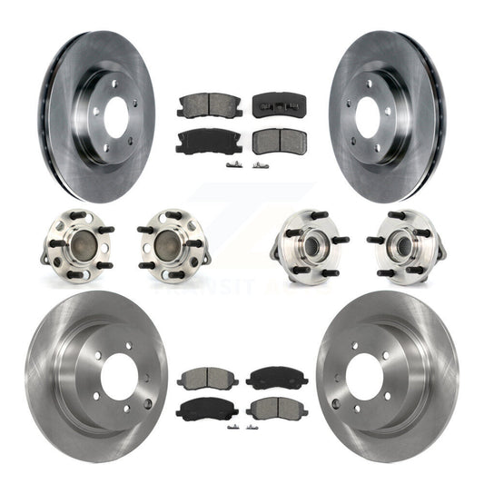 [Avant + Arrière] Kit d'ensemble roulement de roue et moyeu pour Chrysler Dodge Avenger Sebring 200 avec 302mm Diameter Rotor KBB-109600