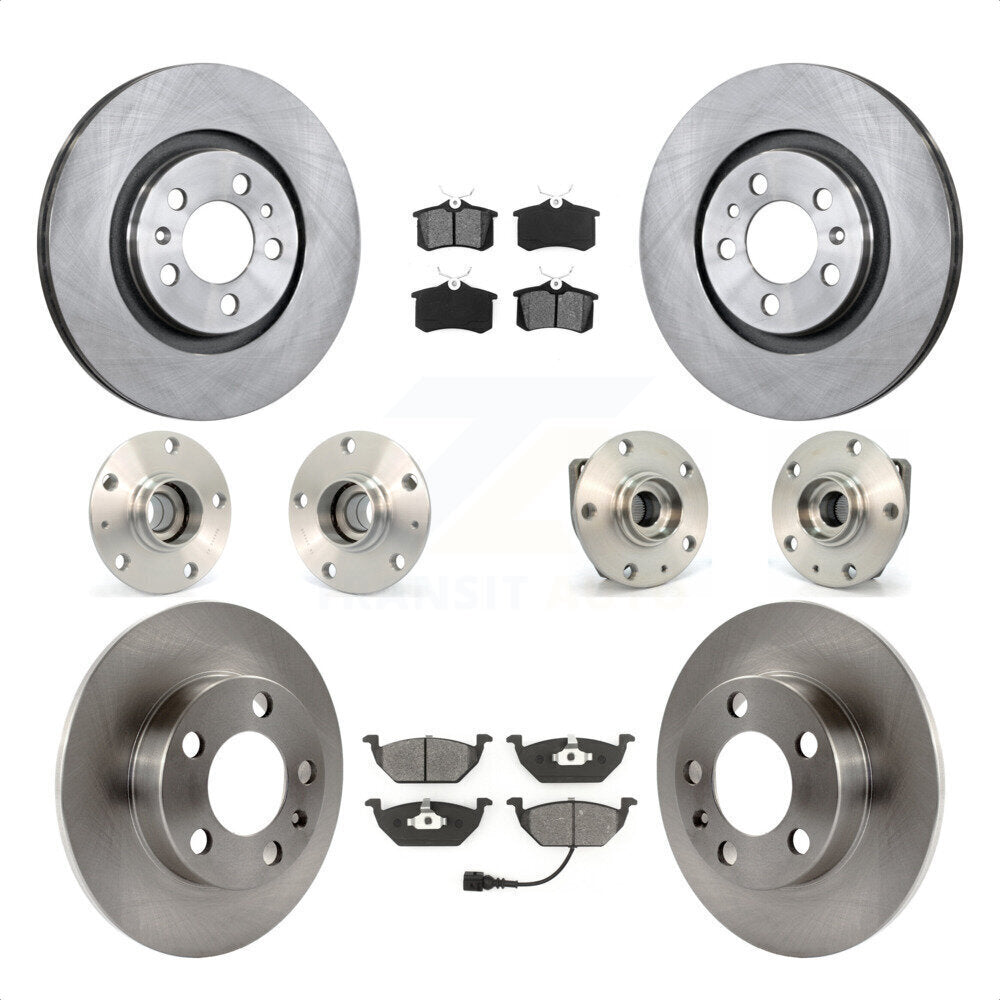 [Avant + Arrière] Kit d'ensemble roulement de roue et moyeu pour Volkswagen Golf City KBB-109608 par Transit Auto