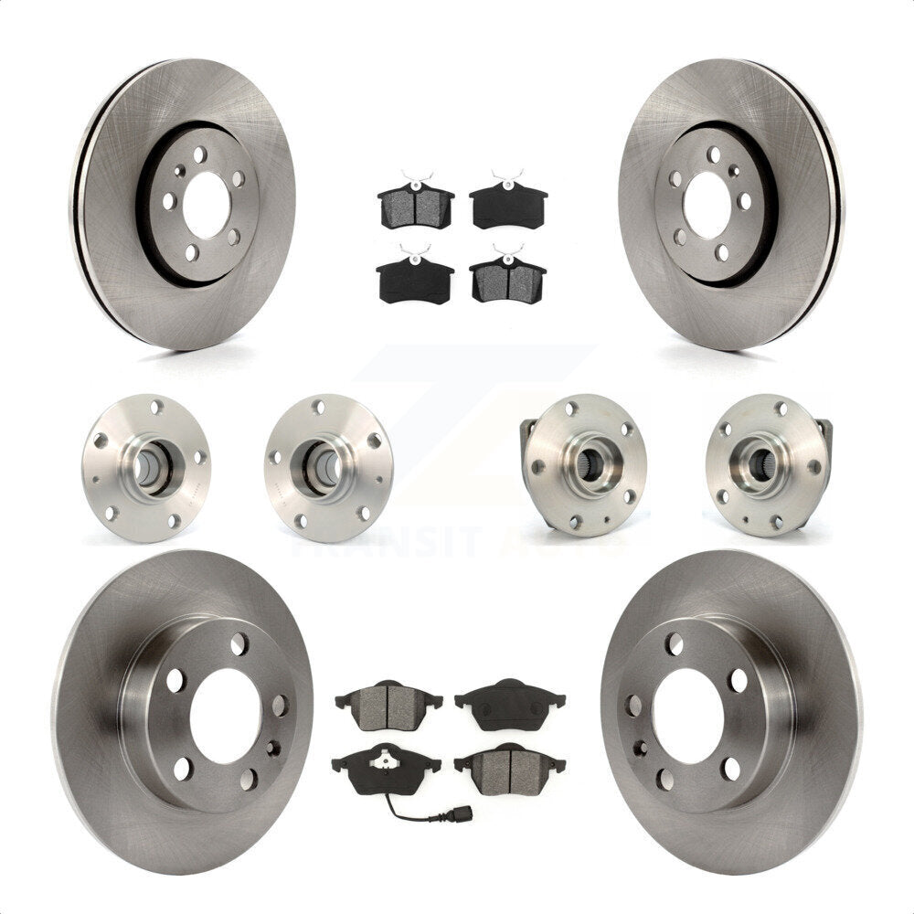 [Avant + Arrière] Kit d'ensemble roulement de roue et moyeu pour 2006 Volkswagen Golf 1.8L KBB-109609 par Transit Auto