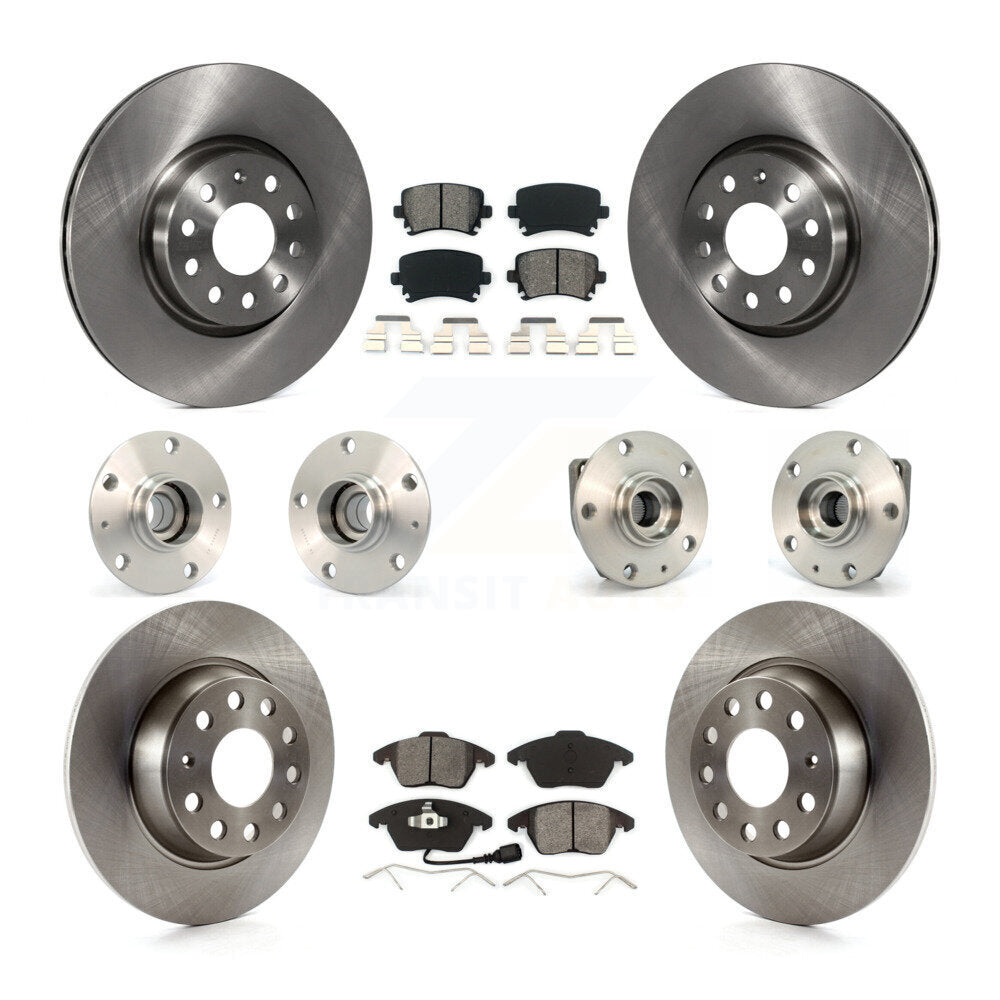[Avant + Arrière] Kit d'ensemble roulement de roue et moyeu pour Volkswagen GTI Audi A3 KBB-109611