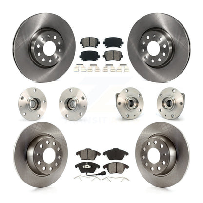 [Avant + Arrière] Kit d'ensemble roulement de roue et moyeu pour Volkswagen GTI Audi A3 KBB-109611