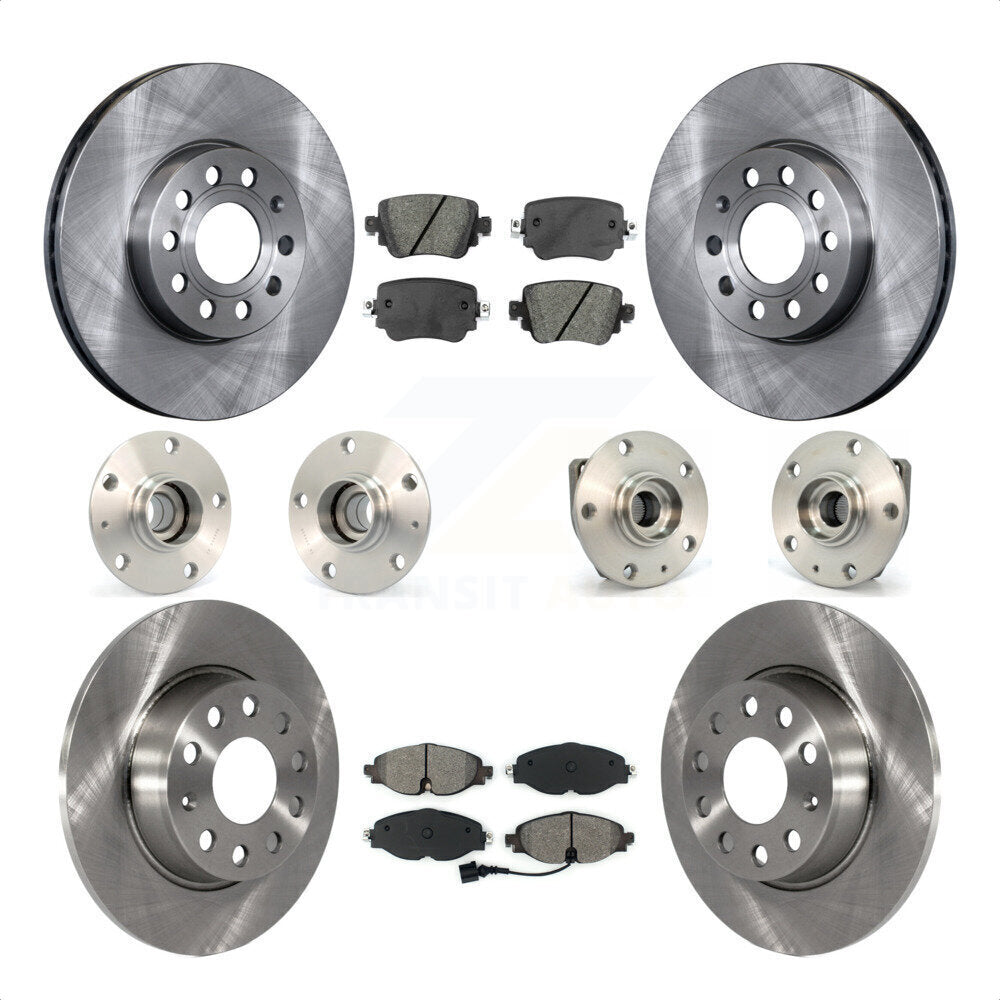 [Avant + Arrière] Kit d'ensemble roulement de roue et moyeu pour Volkswagen Golf SportWagen KBB-109616 par Transit Auto