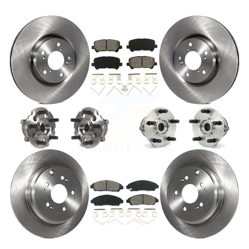 [Avant + Arrière] Kit d'ensemble roulement de roue et moyeu pour Honda Pilot Acura MDX ZDX KBB-109617