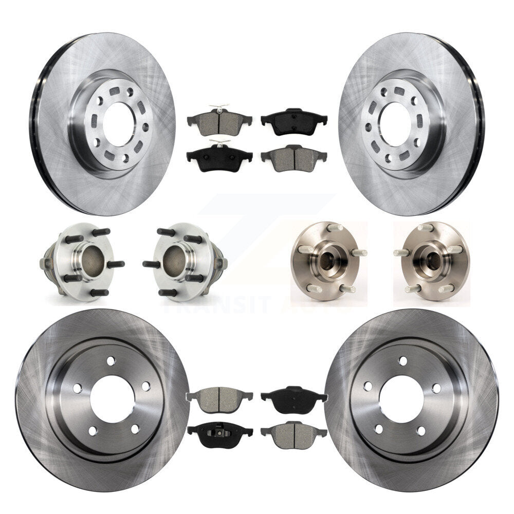[Avant + Arrière] Kit d'ensemble roulement de roue et moyeu pour Mazda 3 2.3L avec 4-Wheel ABS KBB-109618