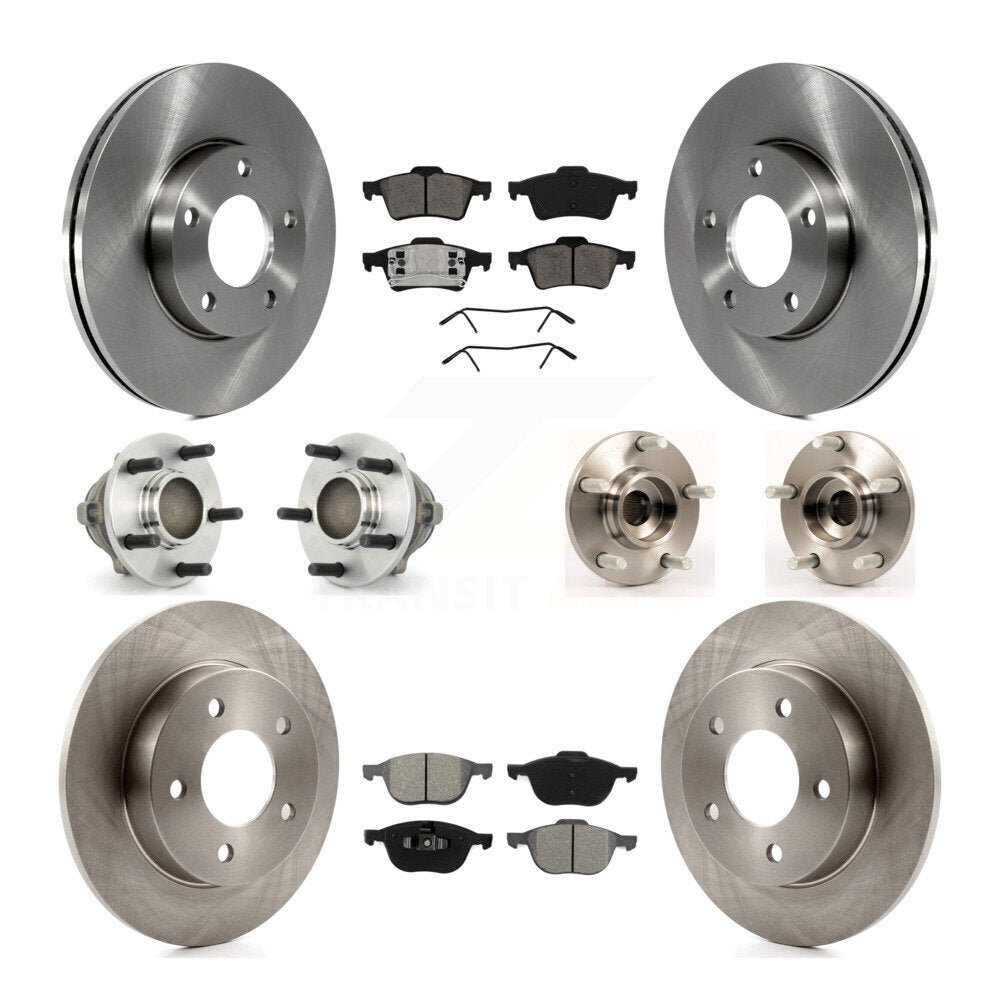 [Avant + Arrière] Kit d'ensemble roulement de roue et moyeu pour Mazda 3 2.0L avec 4-Wheel ABS KBB-109619