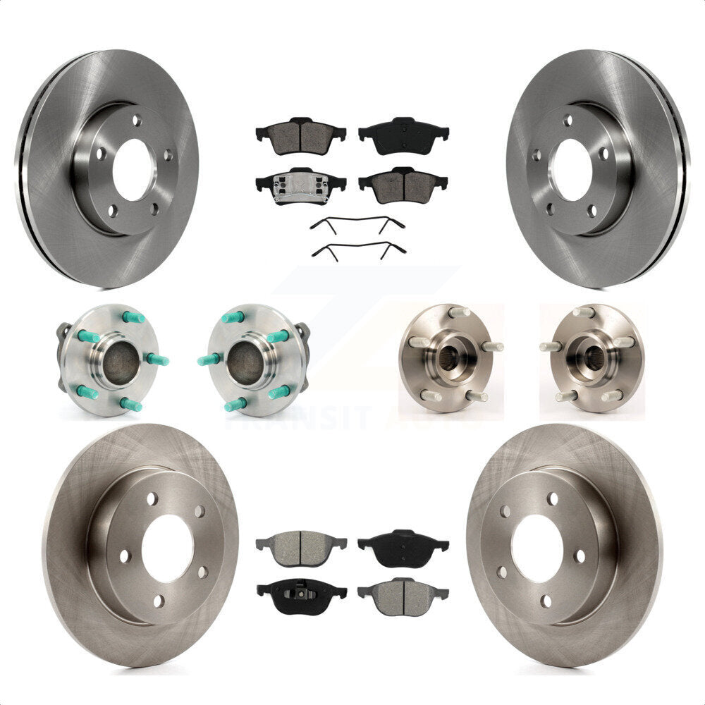 [Avant + Arrière] Kit d'ensemble roulement de roue et moyeu pour Mazda 3 2.0L avec Non-ABS KBB-109621 par Transit Auto