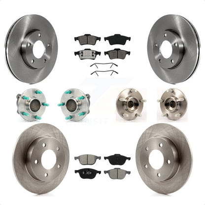 [Avant + Arrière] Kit d'ensemble roulement de roue et moyeu pour Mazda 3 2.0L avec Non-ABS KBB-109621 par Transit Auto