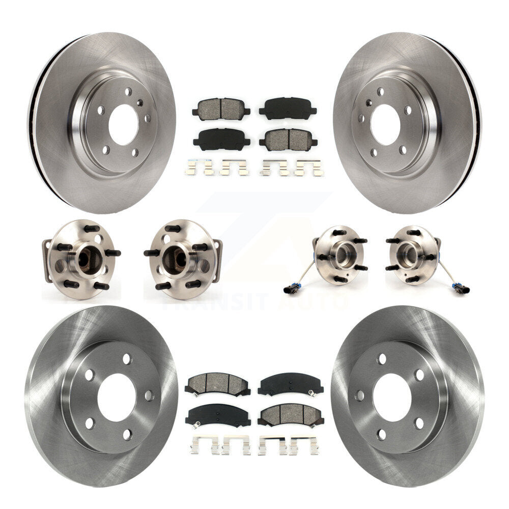 [Avant + Arrière] Kit d'ensemble roulement de roue et moyeu pour Chevrolet Impala Limited KBB-109625