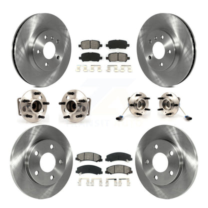 [Avant + Arrière] Kit d'ensemble roulement de roue et moyeu pour Chevrolet Impala Limited KBB-109626