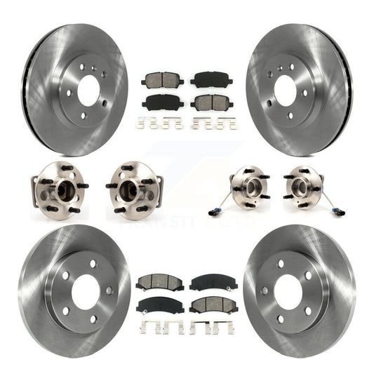 [Avant + Arrière] Kit d'ensemble roulement de roue et moyeu pour Chevrolet Impala Limited KBB-109626