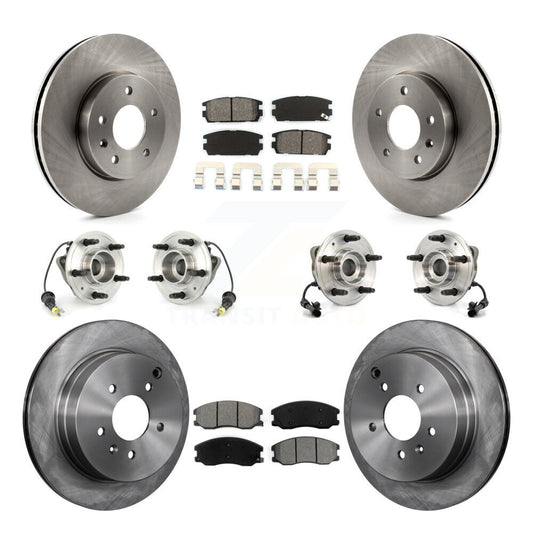 [Avant + Arrière] Kit d'ensemble roulement de roue et moyeu pour Chevrolet Equinox Saturn Vue Captiva Sport Pontiac Torrent Suzuki XL-7 KBB-109628