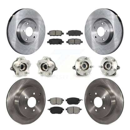 [Avant + Arrière] Kit d'ensemble roulement de roue et moyeu pour 2003-2004 Nissan Murano AWD KBB-109632