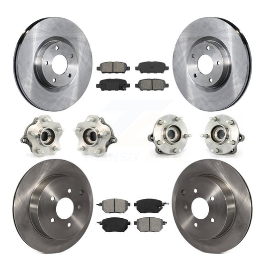 [Avant + Arrière] Kit d'ensemble roulement de roue et moyeu pour 2003-2004 Nissan Murano AWD KBB-109632