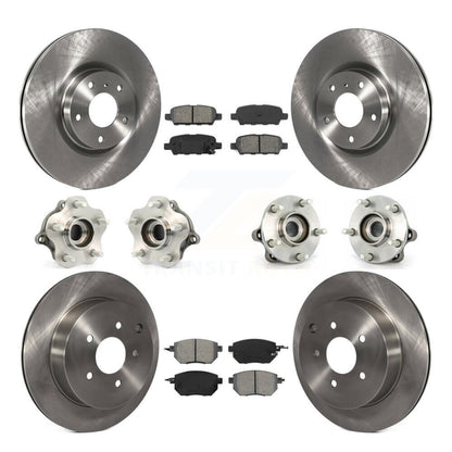 [Avant + Arrière] Kit d'ensemble roulement de roue et moyeu pour 2005-2007 Nissan Murano AWD KBB-109633