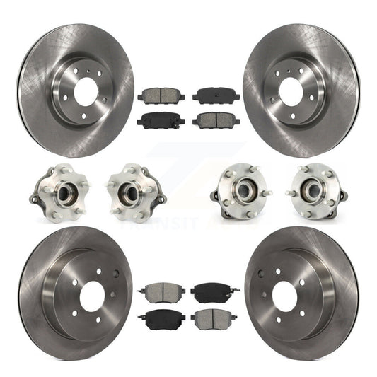 [Avant + Arrière] Kit d'ensemble roulement de roue et moyeu pour 2005-2007 Nissan Murano AWD KBB-109633