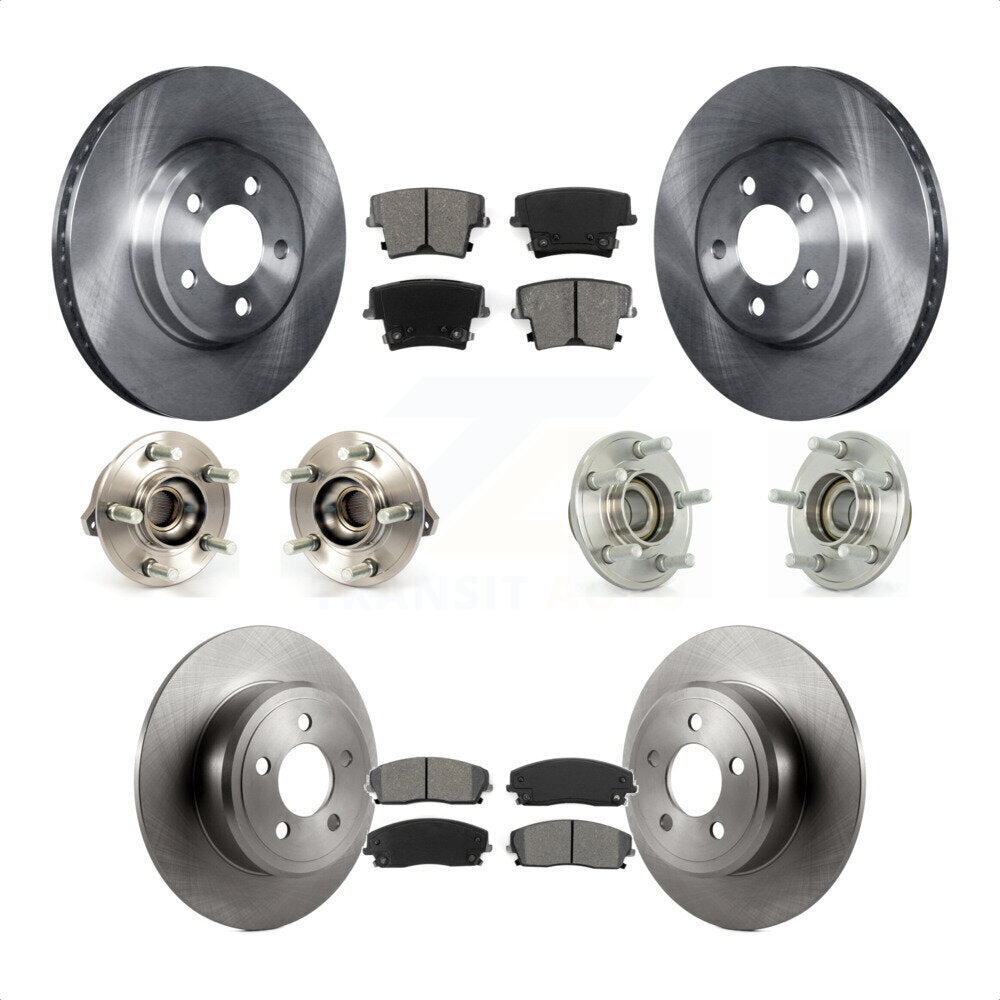 [Avant + Arrière] Kit d'ensemble roulement de roue et moyeu pour Dodge Charger Chrysler 300 Challenger KBB-109634 par Transit Auto