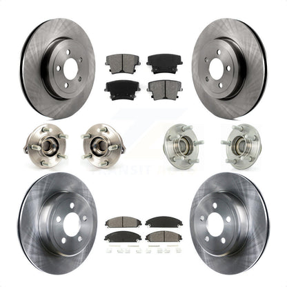 [Avant + Arrière] Kit d'ensemble roulement de roue et moyeu pour Dodge Chrysler 300 Charger Challenger KBB-109635 par Transit Auto