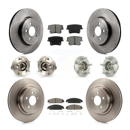 [Avant + Arrière] Kit d'ensemble roulement de roue et moyeu pour Dodge Charger avec Police Package KBB-109636