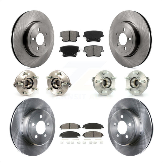 [Avant + Arrière] Kit d'ensemble roulement de roue et moyeu pour Dodge Charger Chrysler 300 KBB-109639 par Transit Auto