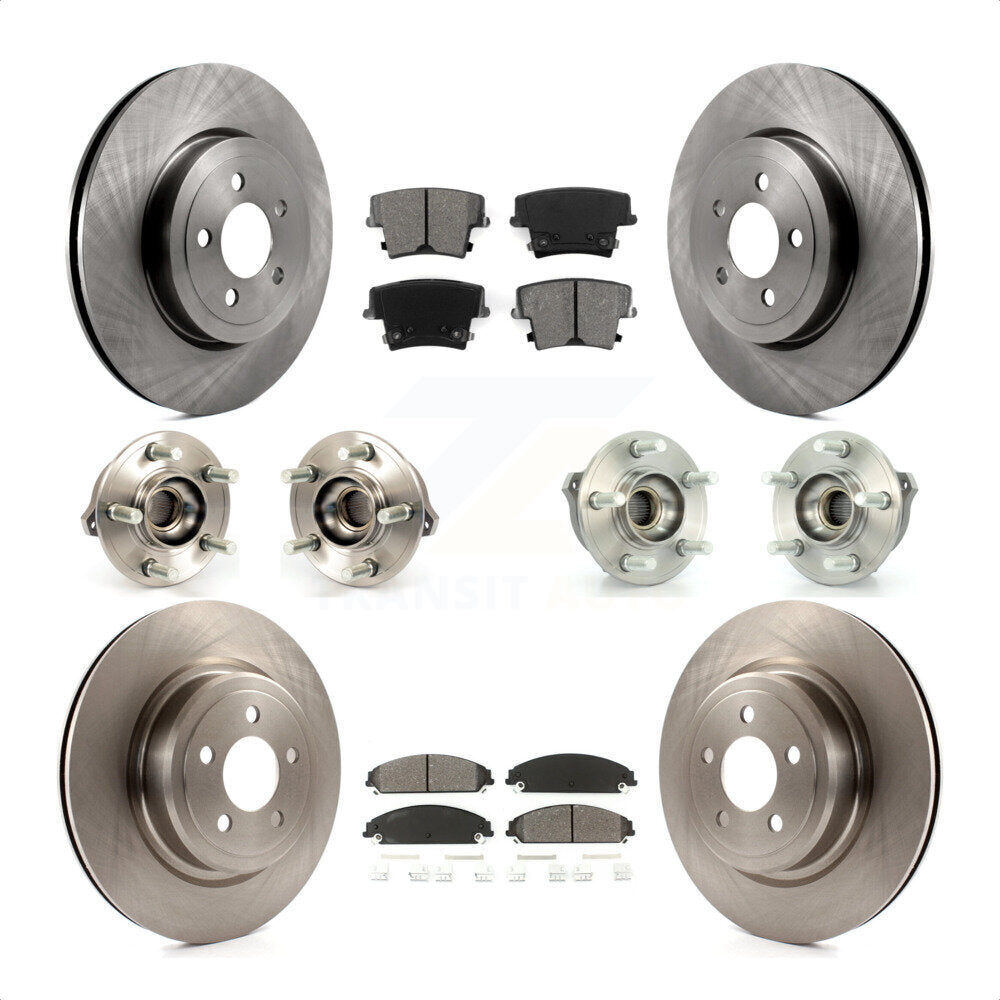 [Avant + Arrière] Kit d'ensemble roulement de roue et moyeu pour Dodge Charger AWD avec 5.7L avec Police Package KBB-109640 par Transit Auto