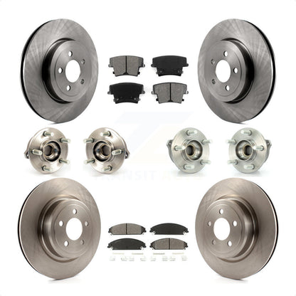 [Avant + Arrière] Kit d'ensemble roulement de roue et moyeu pour Dodge Charger AWD avec 5.7L avec Police Package KBB-109640 par Transit Auto