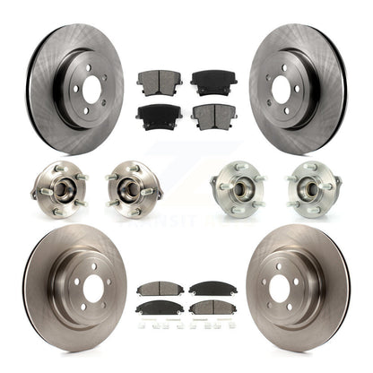 [Avant + Arrière] Kit d'ensemble roulement de roue et moyeu pour Dodge Charger AWD avec 5.7L avec Police Package KBB-109640