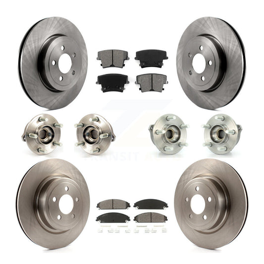 [Avant + Arrière] Kit d'ensemble roulement de roue et moyeu pour Dodge Charger AWD avec 5.7L avec Police Package KBB-109640