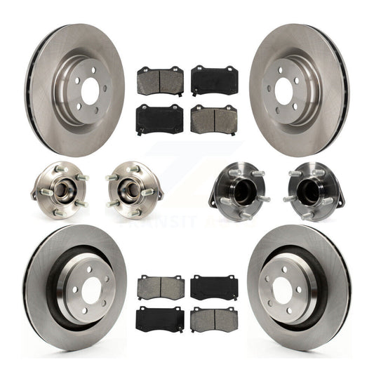 [Avant + Arrière] Kit d'ensemble roulement de roue et moyeu pour 2012 Chrysler 300 SRT8 avec RWD avec Heavy Duty Brakes KBB-109644