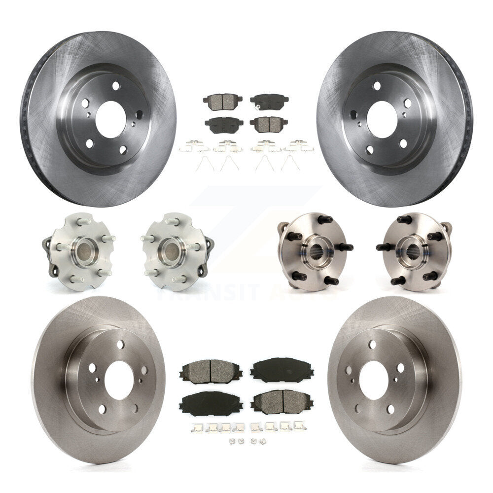 [Avant + Arrière] Kit d'ensemble roulement de roue et moyeu pour 2011-2016 Scion tC Automatic transmission KBB-109647