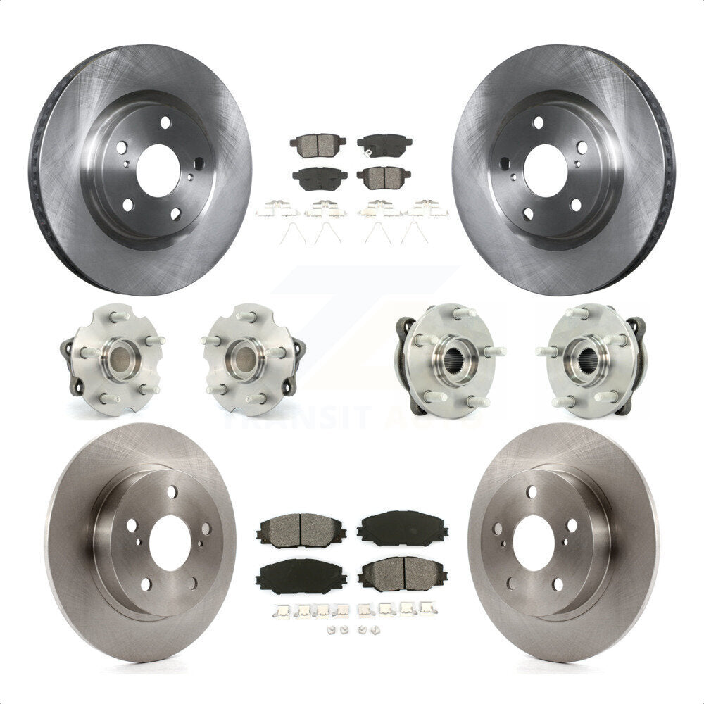 [Avant + Arrière] Kit d'ensemble roulement de roue et moyeu pour 2011-2016 Scion tC Manual transmission KBB-109650 par Transit Auto