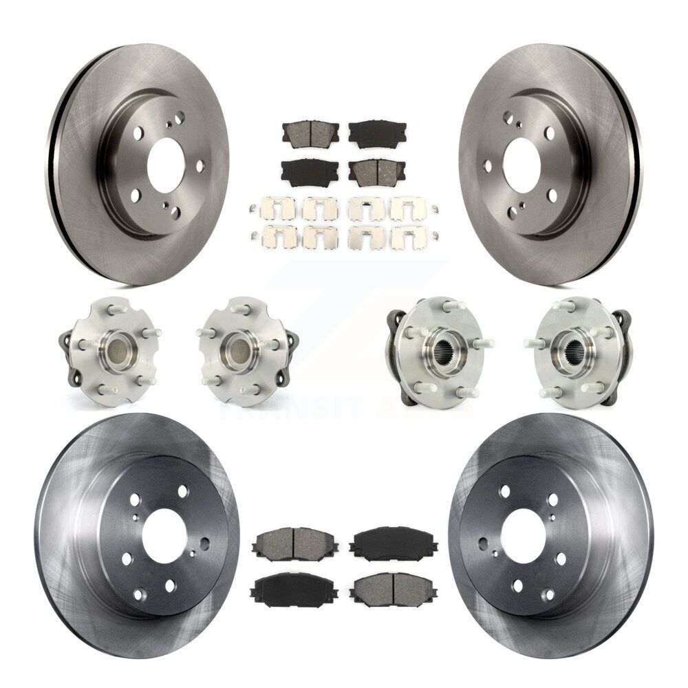 [Avant + Arrière] Kit d'ensemble roulement de roue et moyeu pour 2013-2018 Toyota RAV4 LE avec FWD KBB-109651