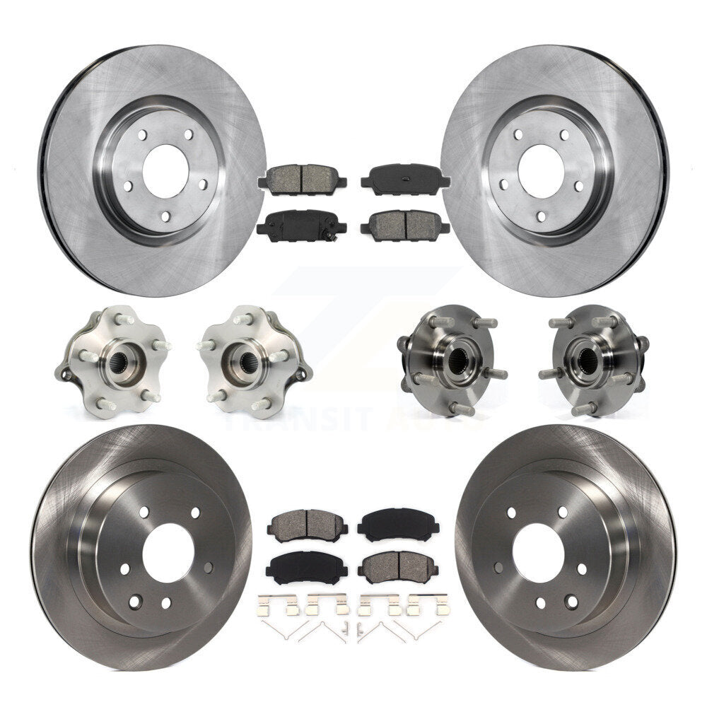 [Avant + Arrière] Kit d'ensemble roulement de roue et moyeu pour 2014 Nissan Juke Nismo RS avec AWD To 04 14 KBB-109653