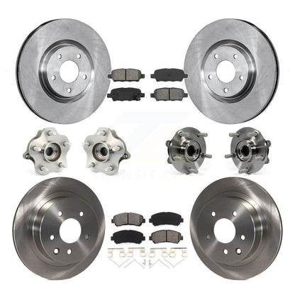 [Avant + Arrière] Kit d'ensemble roulement de roue et moyeu pour 2014 Nissan Juke Nismo RS avec AWD To 04 14 KBB-109653