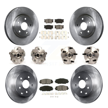 [Avant + Arrière] Kit d'ensemble roulement de roue et moyeu pour Toyota RAV4 avec 3rd Row Seating KBB-109655