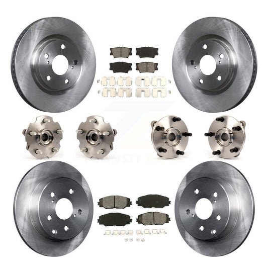 [Avant + Arrière] Kit d'ensemble roulement de roue et moyeu pour Toyota RAV4 avec 3rd Row Seating KBB-109655