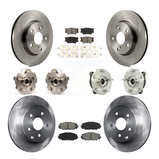 [Avant + Arrière] Kit d'ensemble roulement de roue et moyeu pour 2013-2018 Toyota RAV4 LE avec AWD KBB-109658