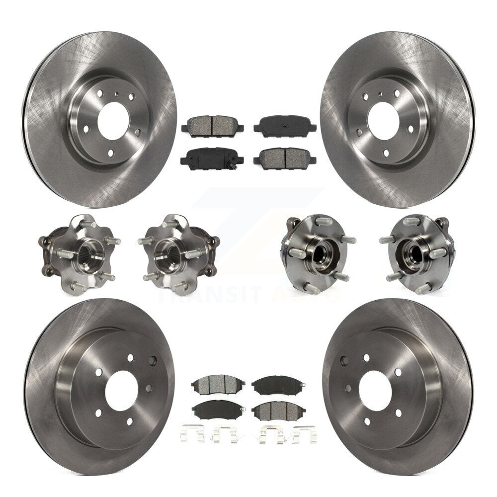 [Avant + Arrière] Kit d'ensemble roulement de roue et moyeu pour INFINITI QX70 M37 Q70 Q70L M56 M35h KBB-109660