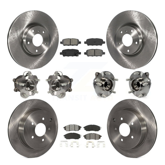 [Avant + Arrière] Kit d'ensemble roulement de roue et moyeu pour INFINITI QX70 M37 Q70 Q70L M56 M35h KBB-109660