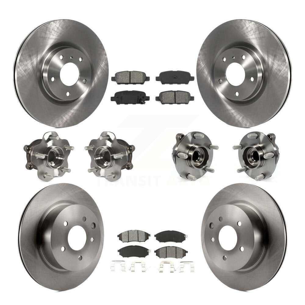 [Avant + Arrière] Kit d'ensemble roulement de roue et moyeu pour INFINITI G37 G35 EX35 G25 Nissan 370Z Q40 M35 QX50 M45 EX37 KBB-109661