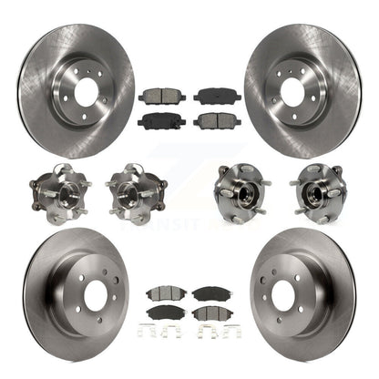 [Avant + Arrière] Kit d'ensemble roulement de roue et moyeu pour INFINITI G37 G35 EX35 G25 Nissan 370Z Q40 M35 QX50 M45 EX37 KBB-109661