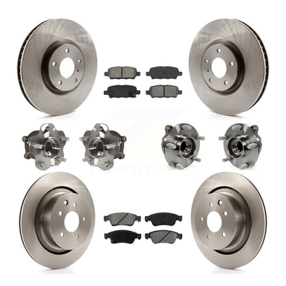 [Avant + Arrière] Kit d'ensemble roulement de roue et moyeu pour INFINITI G37 G35 Q60 KBB-109664