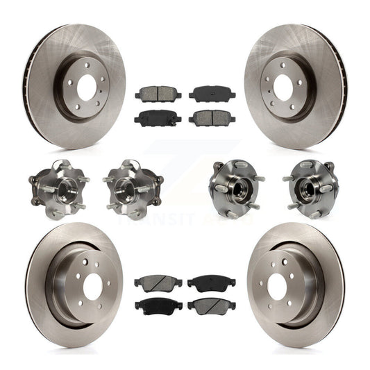 [Avant + Arrière] Kit d'ensemble roulement de roue et moyeu pour INFINITI G37 G35 Q60 KBB-109664