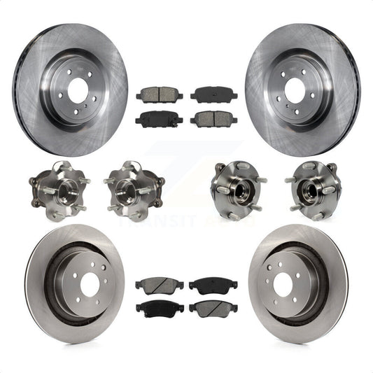 [Avant + Arrière] Kit d'ensemble roulement de roue et moyeu pour 2014 INFINITI Q60 Sport avec RWD sans Package KBB-109665 par Transit Auto